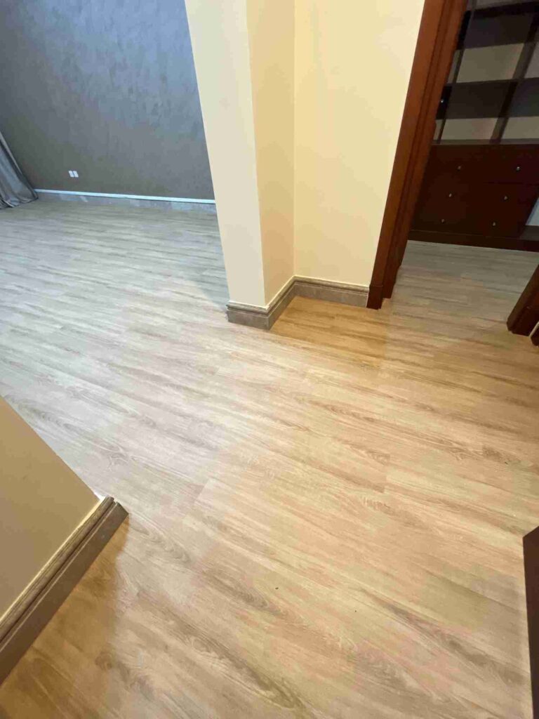 after floor wrapping image