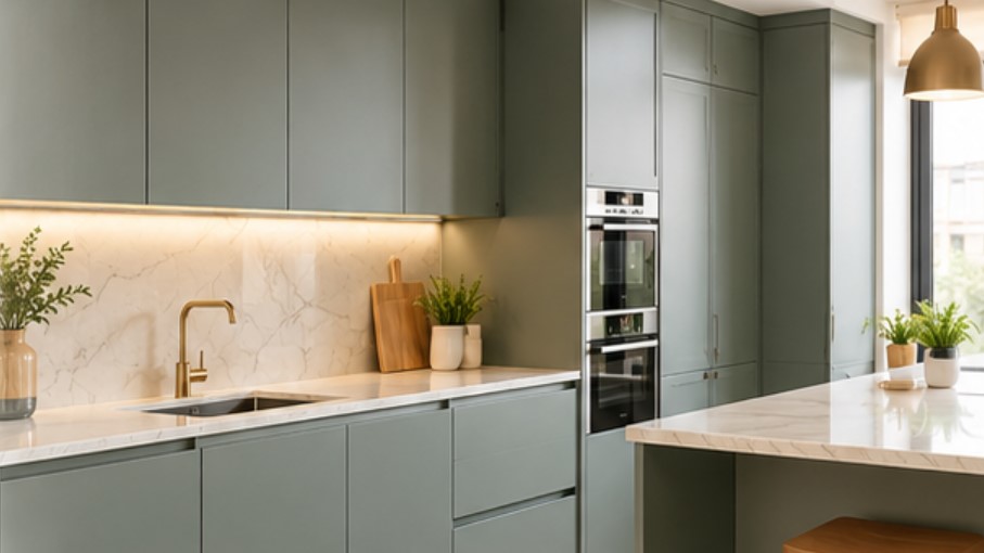 vinyl wrap your Kitchen cabinets