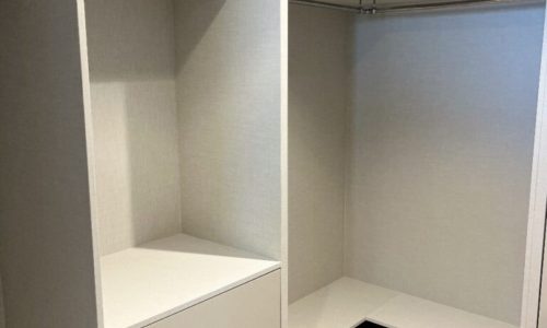 A furnished look of a wardrobe after the wrapping work by Wrap Stars